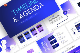 Timeline & Agenda Project PowerPoint Template